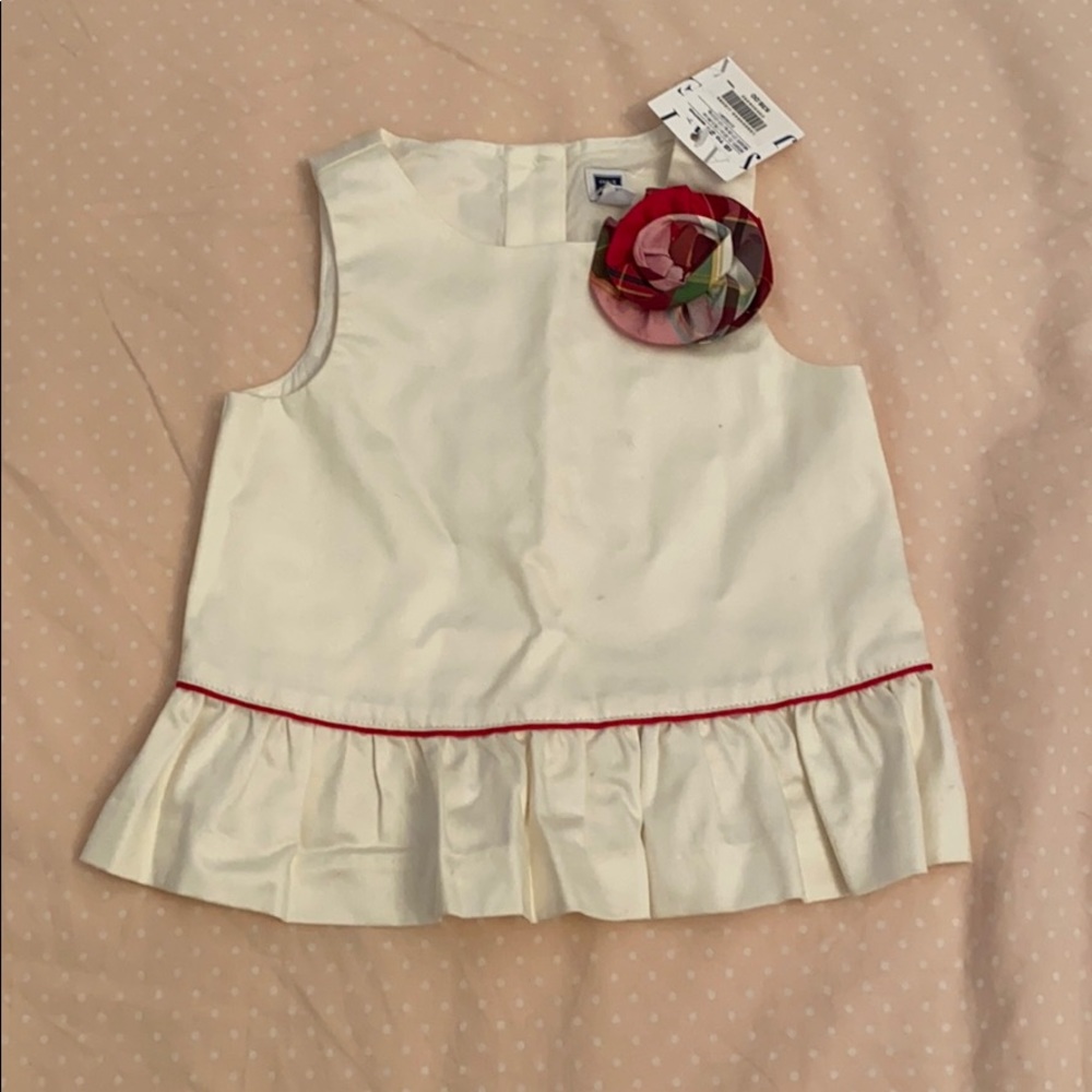 Janie and jack sleeveless top size 18-24 M NWT
